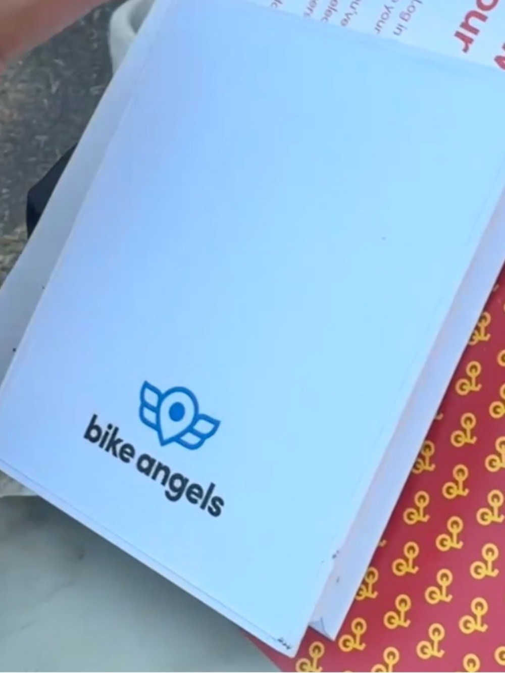 Bike Angels Branded Box 📦 with foam cushion interior